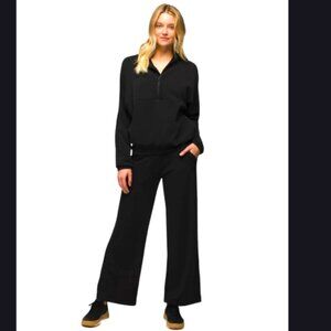 NWT Prana Shea Hot Spell Wide Leg Pants SOFT Black Medium